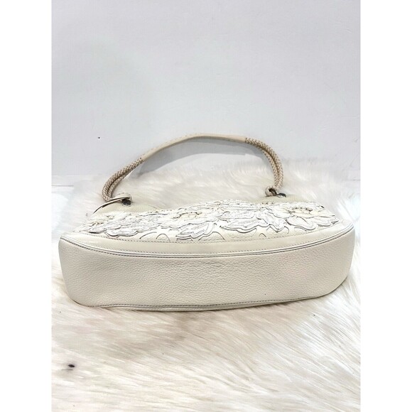 Brighton Masterpiece Magnolia La Sagrada 3D Floral Appliqué Shoulder Bag MRP$450 - Picture 9 of 12